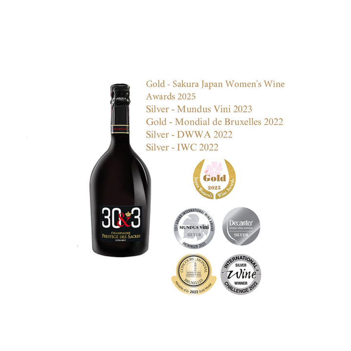 Prestige Des Sacres 30&3 Extra Brut Champagne