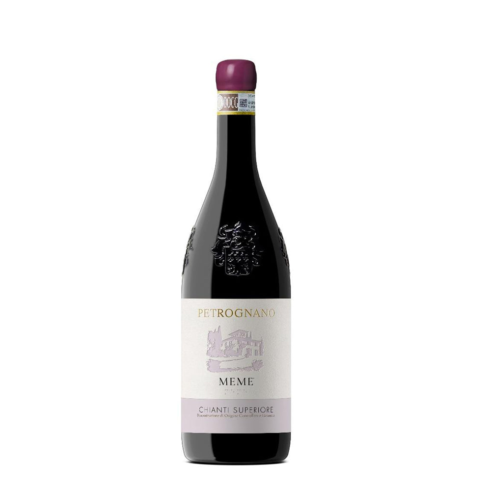 Fattoria di Petrognano Chianti DOCG Bio 2023 MEME wine bottle with elegant label.