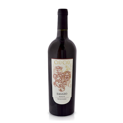 Ciù Ciù SAGGIO Marche IGP Sangiovese 2018 | Organic Vegan Red Wine SFr. 19